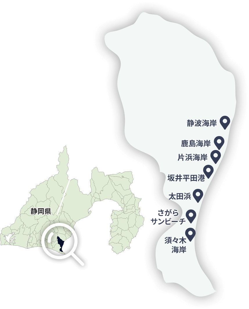 静岡県の地図の画像