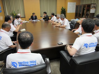 東京五輪サーフィン競技招致の要望書を提出しましたの画像2