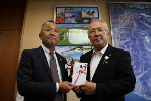 望月会長と杉本市長