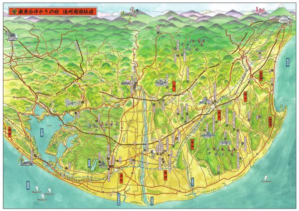 遠州周遊絵図（マップ面）