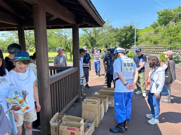 地域総合防災訓練の様子