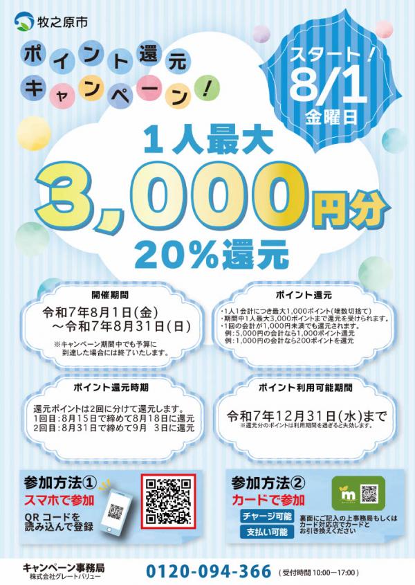 まきペイ第1弾キャンペーンチラシ