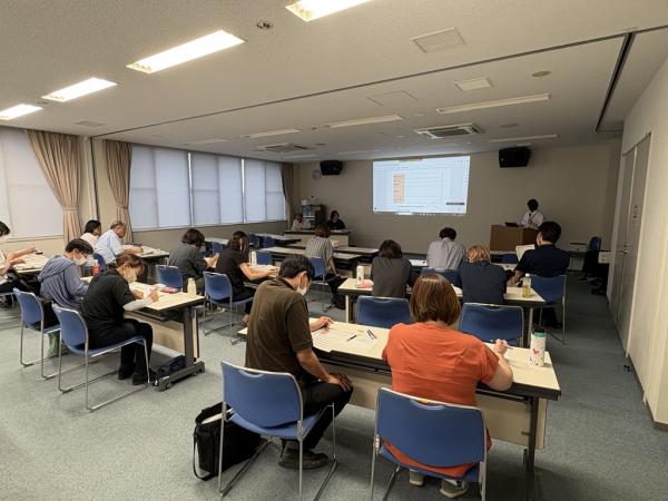 個別避難計画作成の説明会の様子