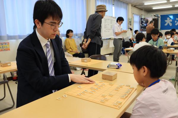 指導対局　山川四段