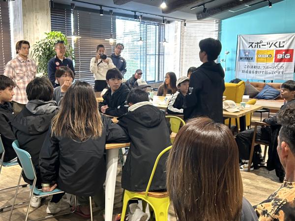 小林桂選手との交流事業（サーフシャック）