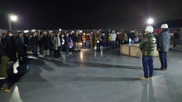 訓練写真（Iブロックタワー）