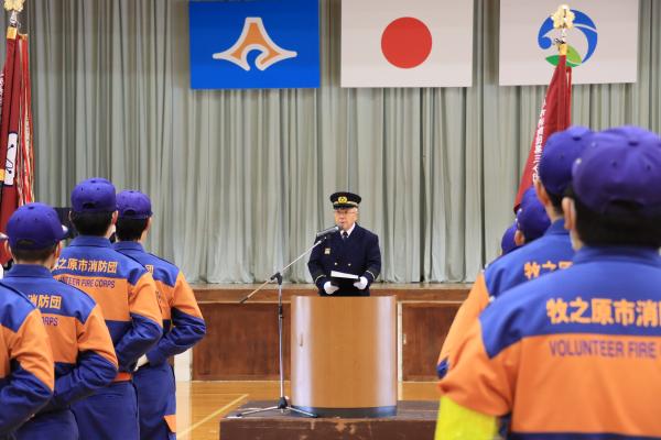 観閲者訓示