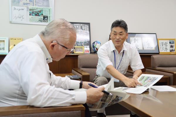 熊本地震応援派遣職員の帰庁報告１