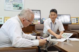 熊本地震応援派遣職員の帰庁報告１